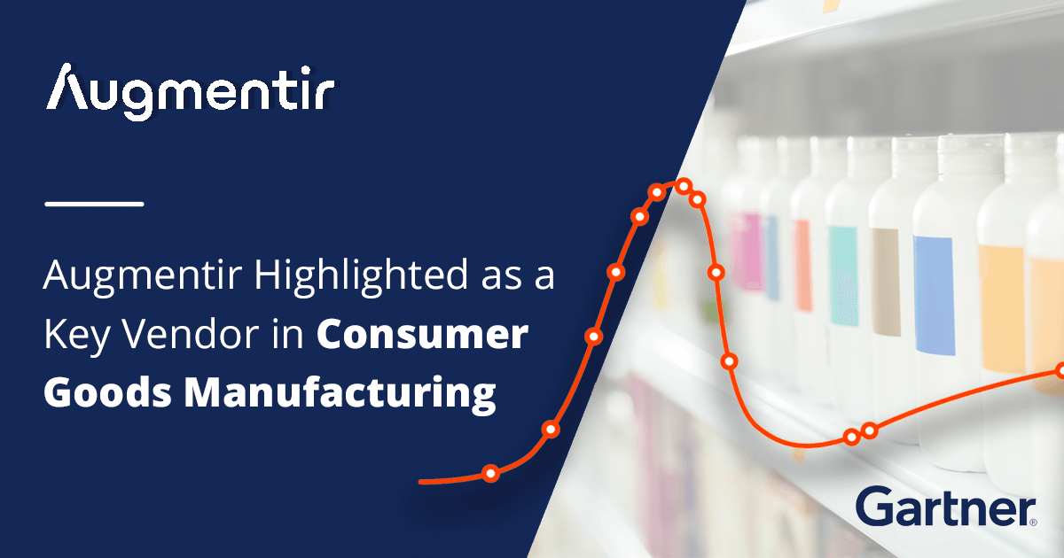 Augmentir mis en avant dans Gartner Hype Cycle Connected Factory Worker Consumer Goods Manufacturing