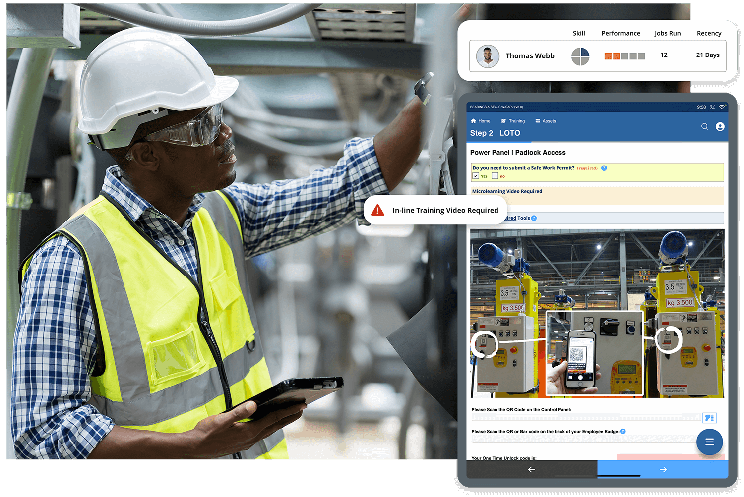 augmented connected workforce in manufacturing