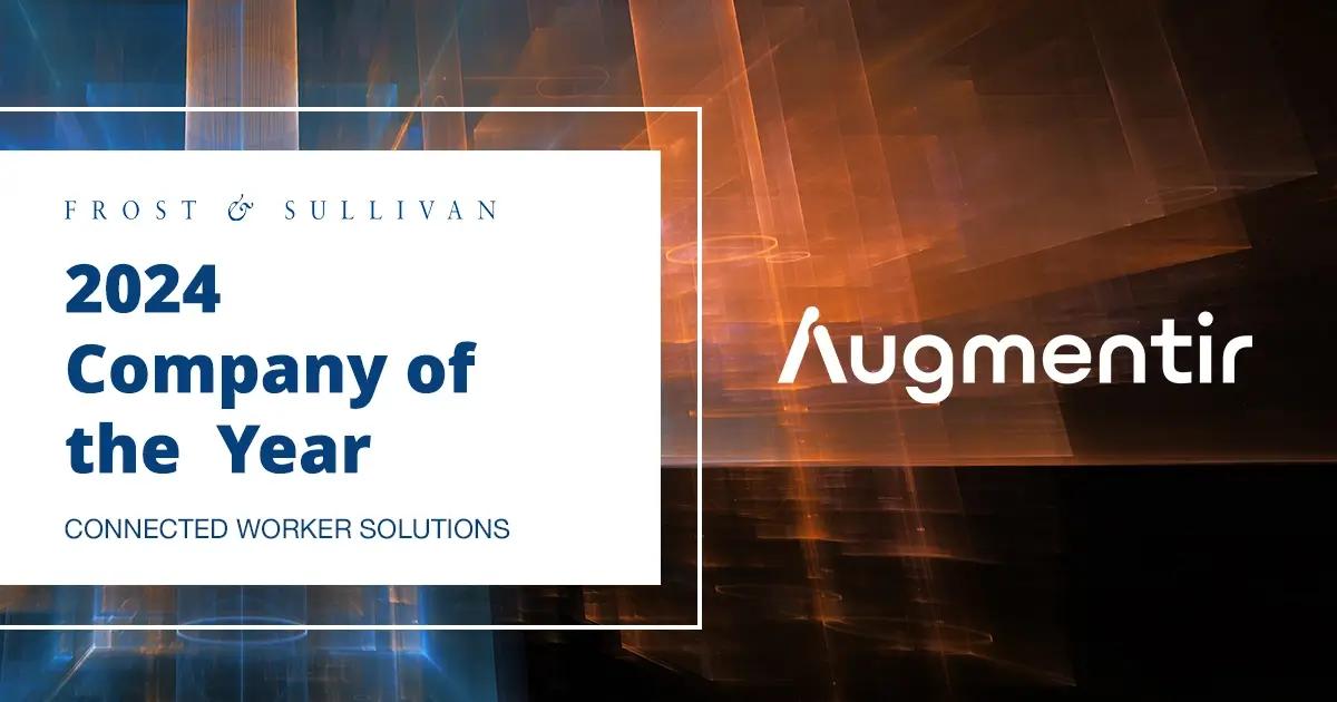 frost sullivan 2024 connected worker company of year augmentir