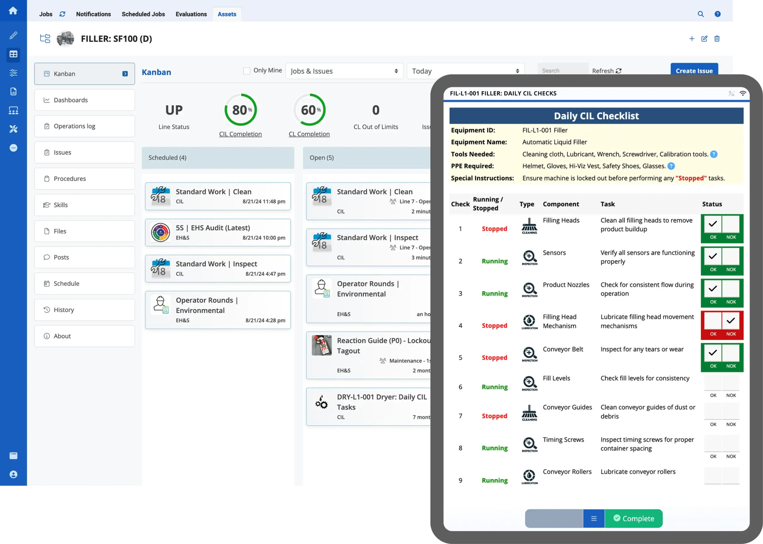 layered process audit software cil checklist