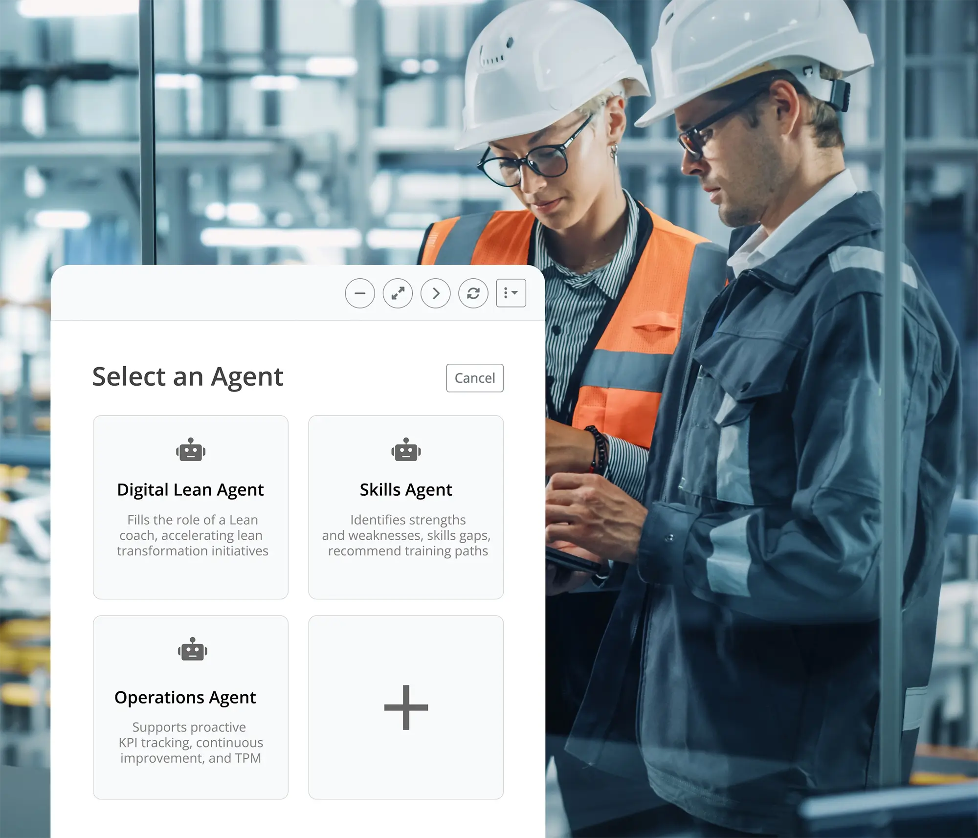 industrial ai agent studio - build custom ai agents for manufacturing