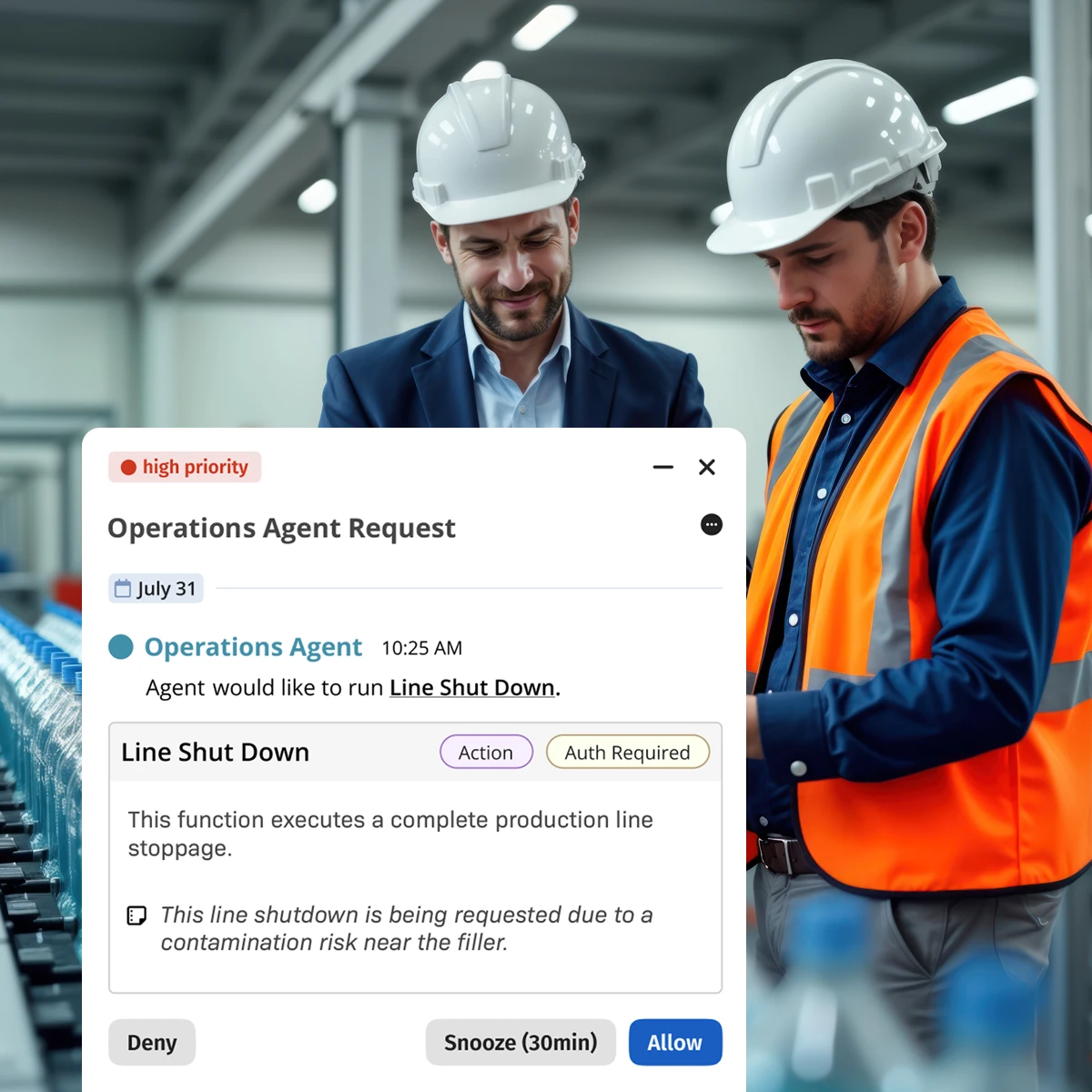 ai agents - human in the loop for impactful actions